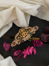 Gold Look Alike AD Stone Lakshmi Hair Clip -H218